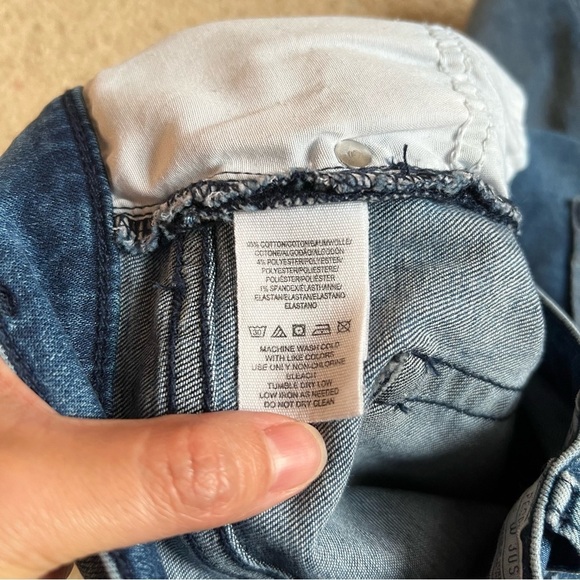 4/$25 Free People Womens Skinny Jeans W30/S CutOut Raw Distressed Casual Denim - Picture 6 of 16